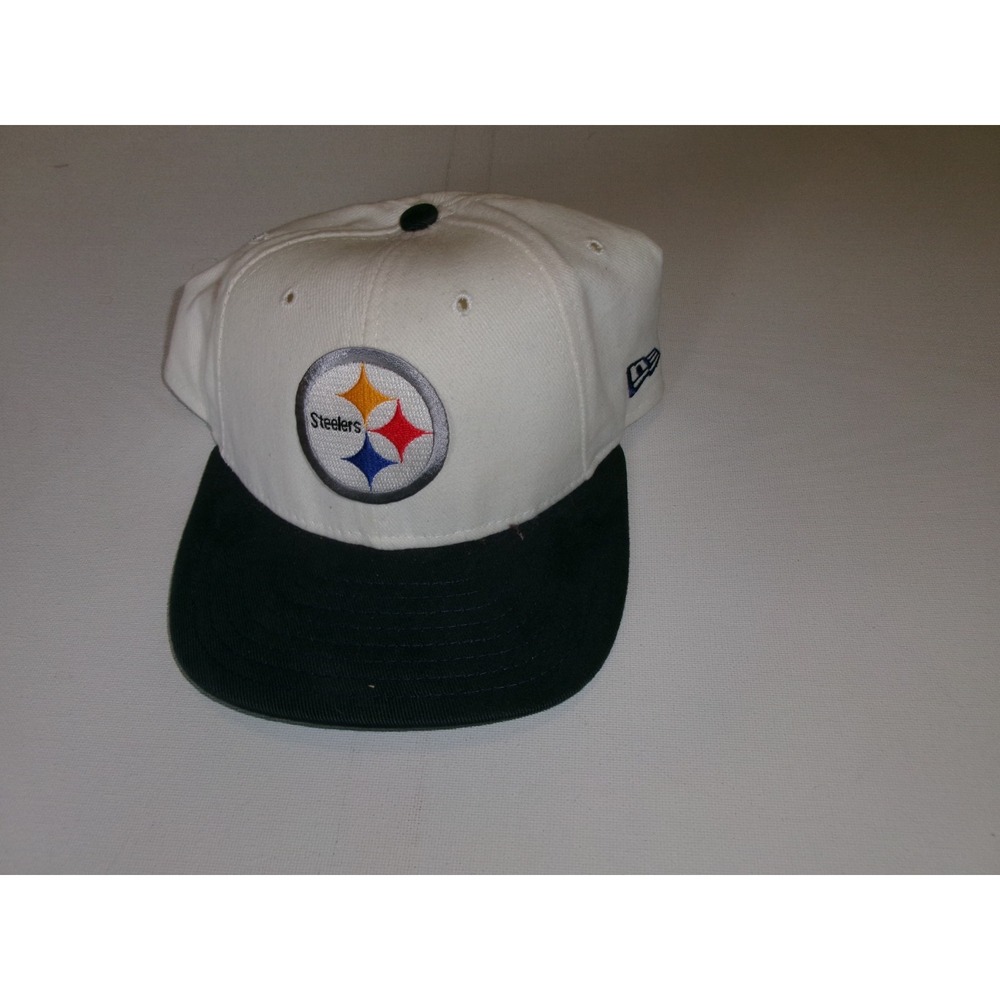 PITTSBURGH STEELERS NEW ERA FITTED   BEACH GOLF Y2K 00S HAT CAP VINTAGE J2